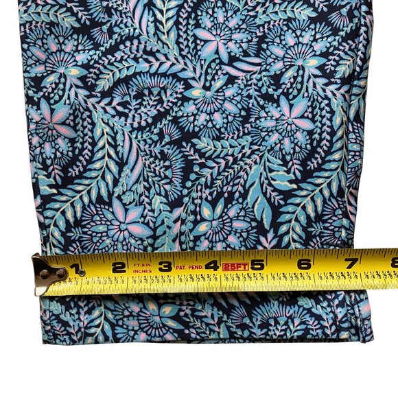 NWT Tommy Bahama Active Stretch Pull On Ankle Pants Womens Large Paisley Floral - Picture 12 of 13